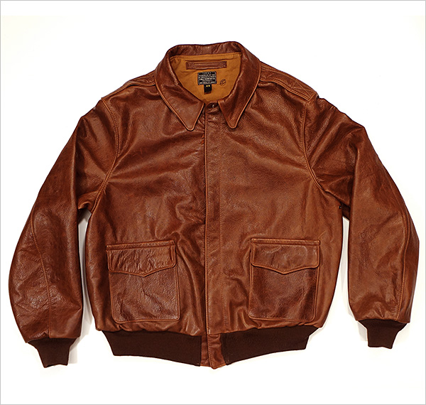 Cable Raincoat A-2 Type Flight Jacket by Good Wear Leather