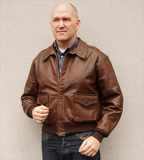 Good Wear Cable Rinacoat Type A-2 Jacket Horween Horsehide