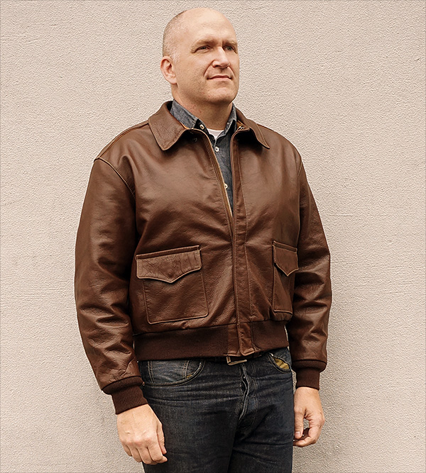 Good Wear Cable Rinacoat Type A-2 Jacket Horween Horsehide