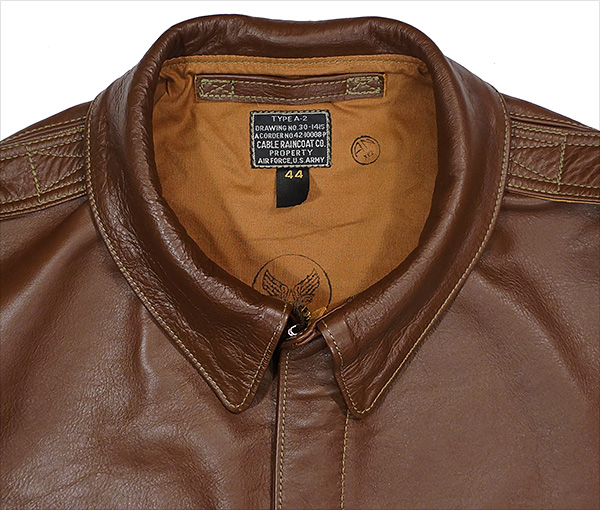 Good Wear Cable Rinacoat Type A-2 Jacket Horween Horsehide