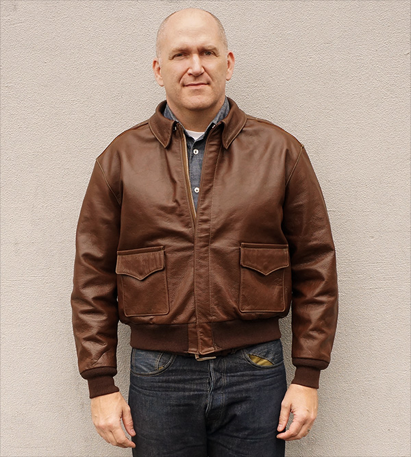 Good Wear Cable Rinacoat Type A-2 Jacket Horween Horsehide