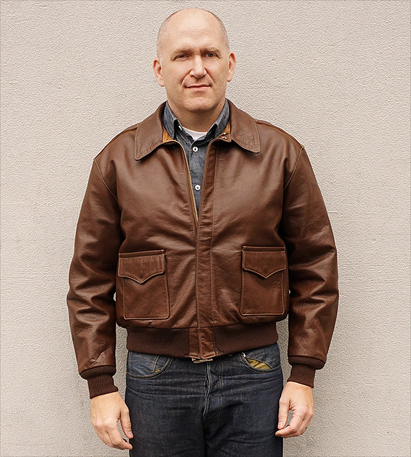 Good Wear Cable Rinacoat Type A-2 Jacket Horween Horsehide