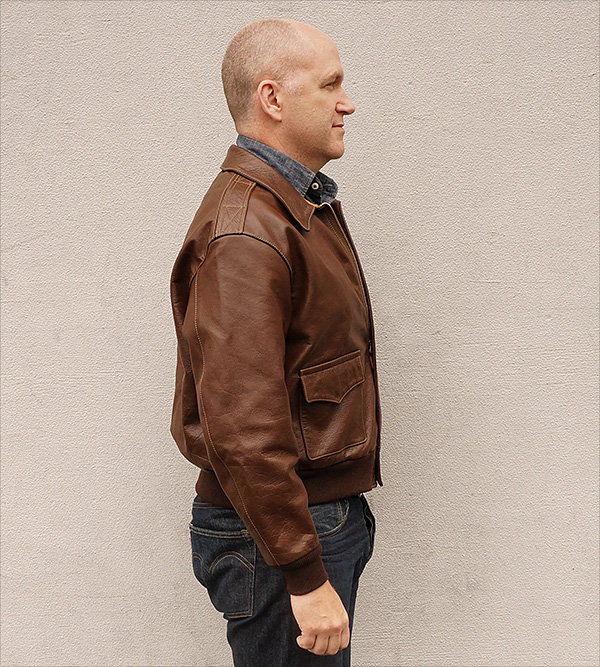 Good Wear Cable Rinacoat Type A-2 Jacket Horween Horsehide