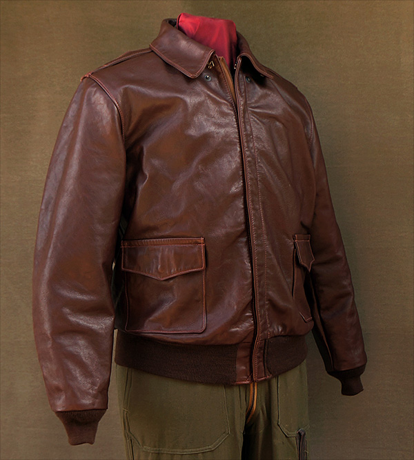 Cable Raincoat Co. 42-10008-P Type A-2 Army Air Force Horsehide Flight Jacket