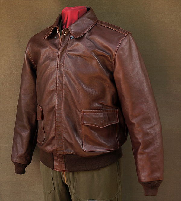 Cable Raincoat Co. 42-10008-P Type A-2 Army Air Force Horsehide Flight Jacket