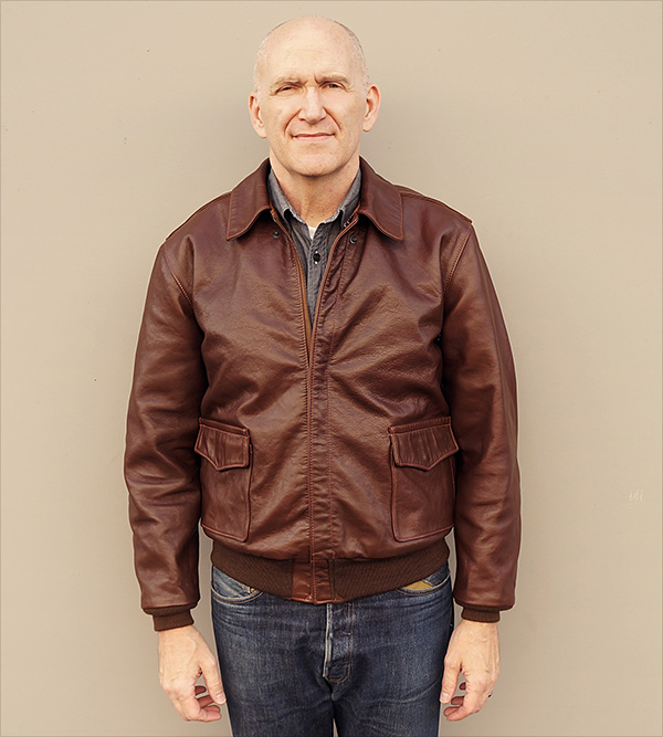 Cable Raincoat Co. 42-10008-P Type A-2 Army Air Force Horsehide Flight Jacket