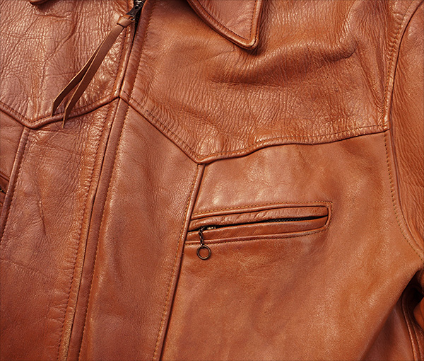 Vintage Horsehide Car Coat from WWII 1940s