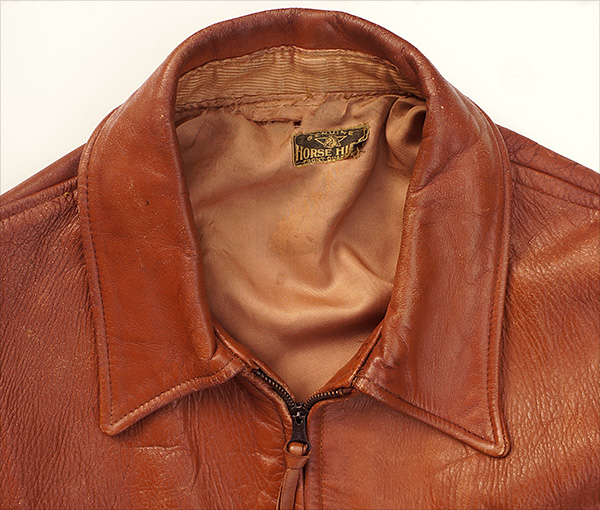 Vintage Horsehide Car Coat from WWII 1940s