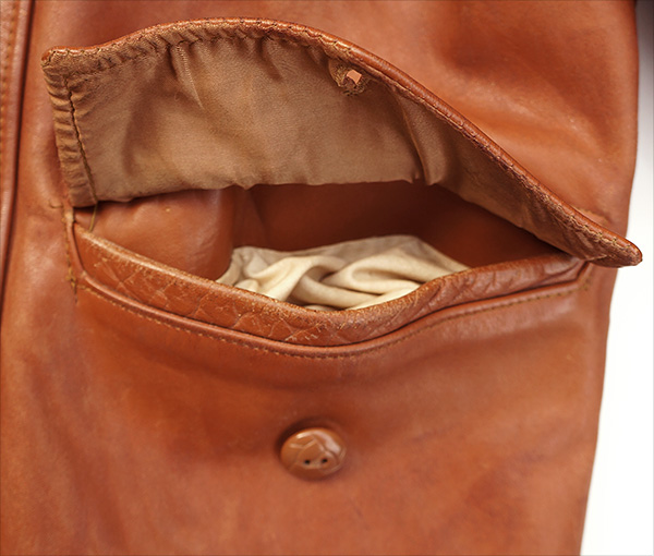 Vintage Horsehide Car Coat from WWII 1940s