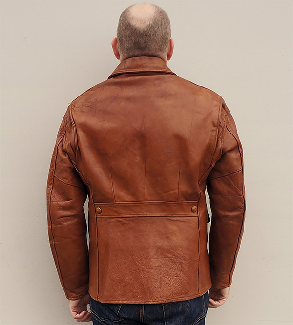 Vintage Horsehide Car Coat from WWII 1940s