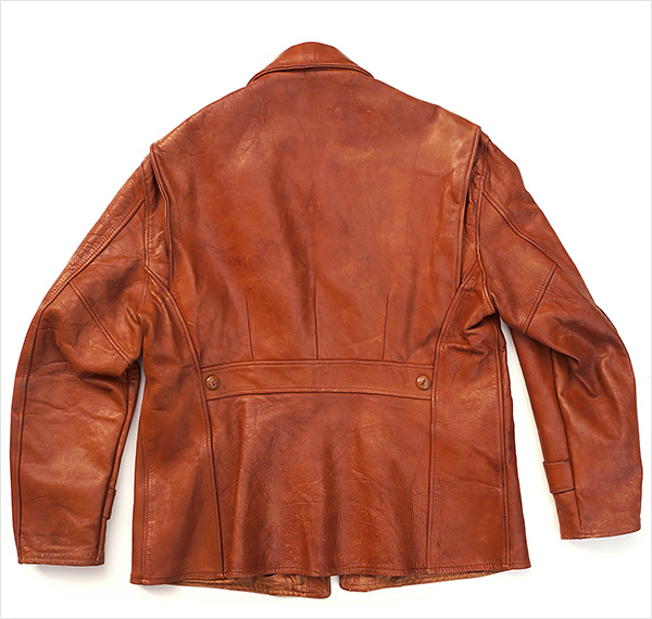 Good Wear Leather Coat Company — Sale Vintage Car Coat Horsehide 