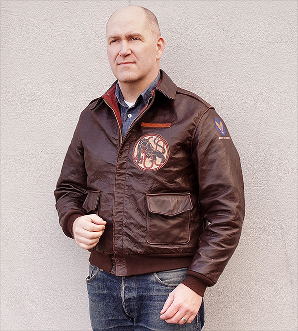 Combat Clone Perry Sportswear Type A-2 Flight Jacket by Good Wear Leather