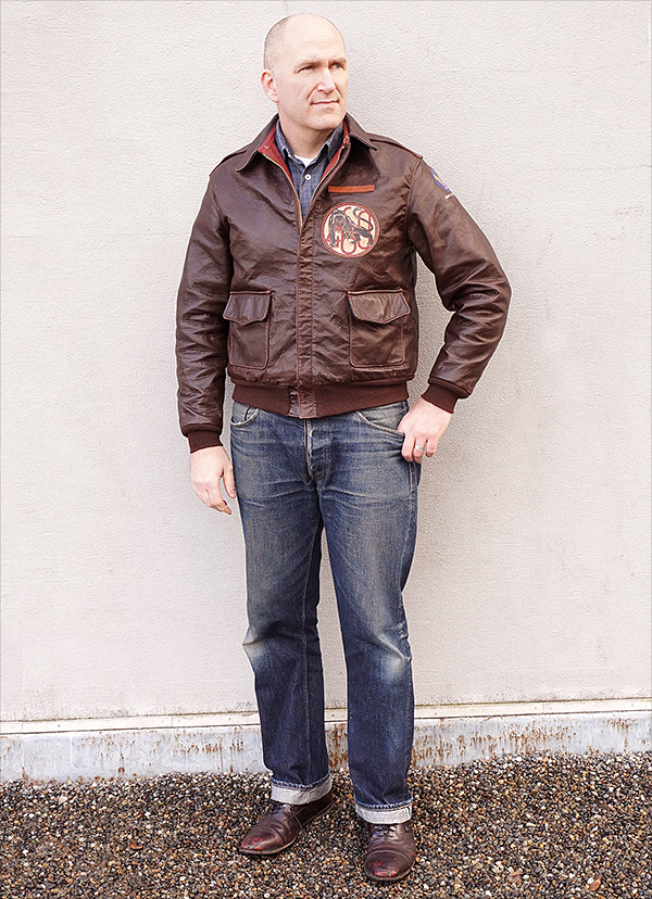 Combat Clone Perry Sportswear Type A-2 Flight Jacket by Good Wear Leather