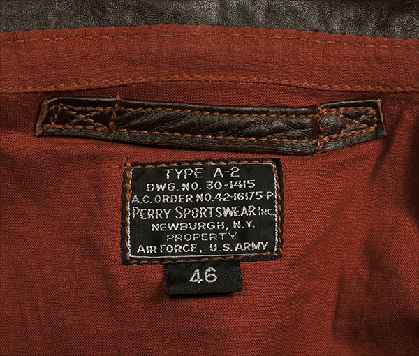 Combat Clone Perry Sportswear Type A-2 Flight Jacket by Good Wear Leather