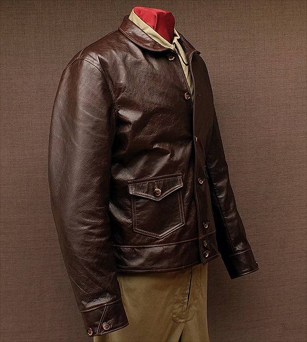 Good Wear Rainier Clothing Co. Cossack Jacket Horween Horsehide