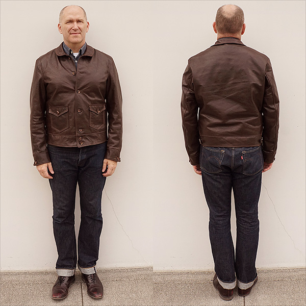 Good Wear Rainier Clothing Co. Cossack Jacket Horween Horsehide