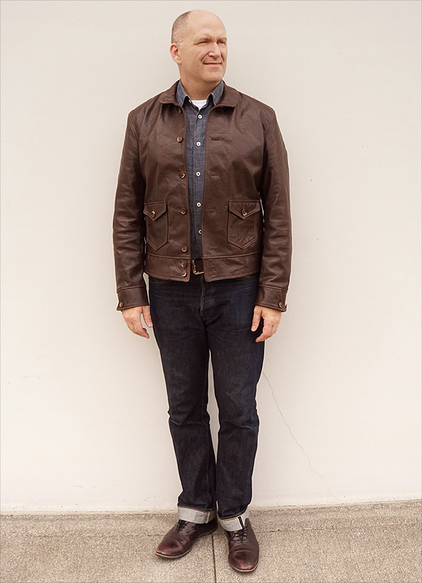 Good Wear Rainier Clothing Co. Cossack Jacket Horween Horsehide