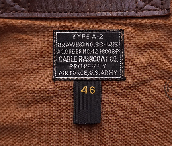 Diamond Clothign Co. Type A-2 Jacket Horween Horsehide