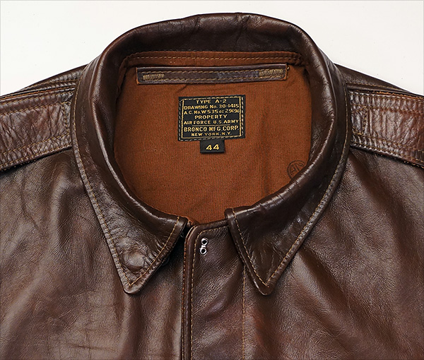 Diamond Clothing Co. Bronco Type A-2 Jacket Horsehide