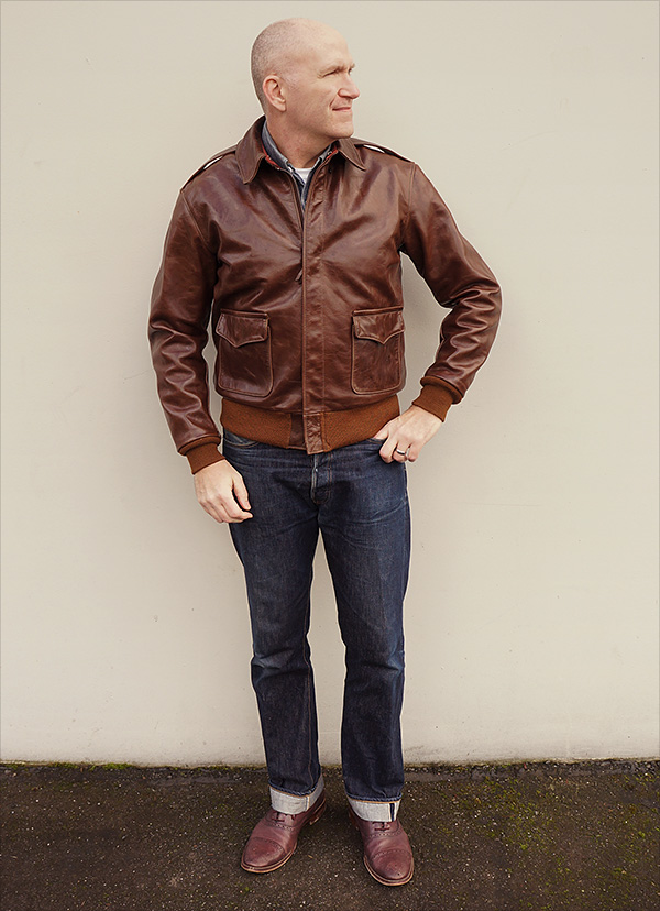 Diamond Clothing Co. Rough Wear A-2 Flight Jacket