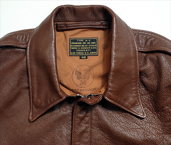 David D. Doniger A-2 Goatskin WWII Flight Jacket