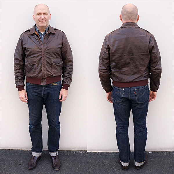 Good Wear J.A. Dubow 1755 Cowhide Flight Jacket