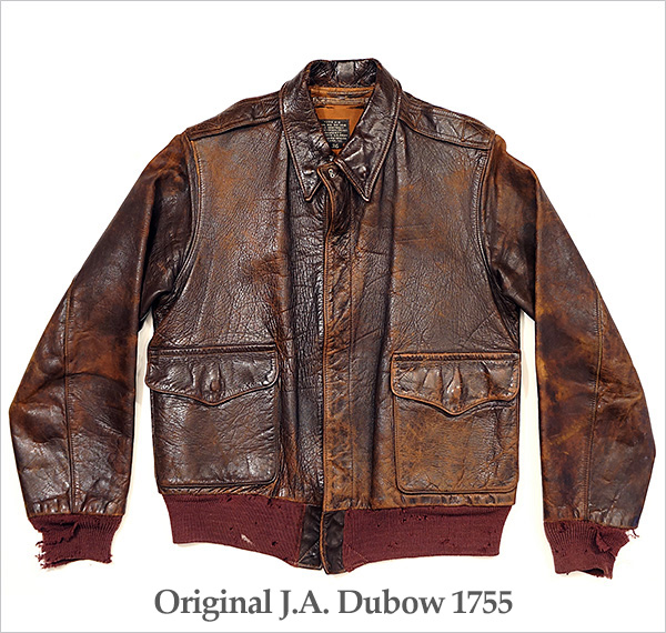 Good Wear J.A. Dubow 1755 Cowhide Flight Jacket