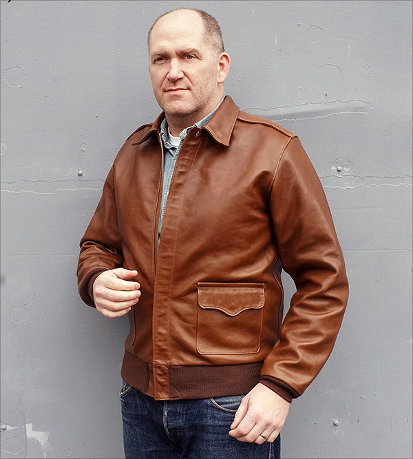 Dubow W535-AC-27798 Type A-2 Flight Jacket by Good Wear Leather