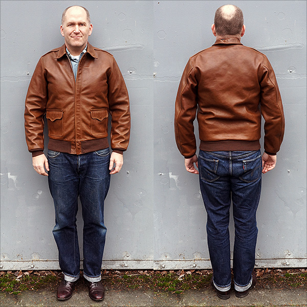 Dubow W535-AC-27798 Type A-2 Flight Jacket by Good Wear Leather