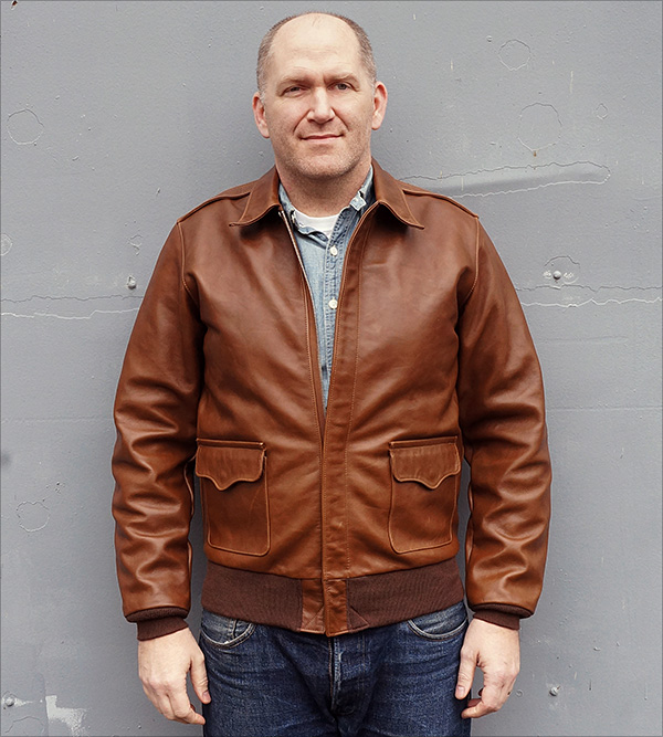 Dubow W535-AC-27798 Type A-2 Flight Jacket by Good Wear Leather