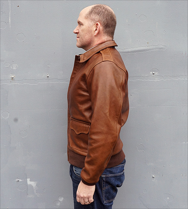 Dubow W535-AC-27798 Type A-2 Flight Jacket by Good Wear Leather