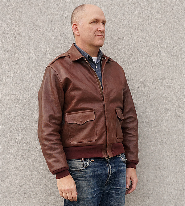 Good Wear Dubow 27798  Type A-2 Jacket Goatskin