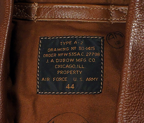 Good Wear Dubow 27798 Type A-2 Jacket Horsehide