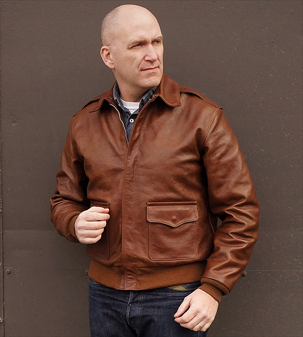 J.A. Dubow W535-AC-20960 A-2 Jacket Horsehide