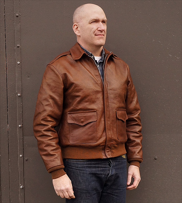 J.A. Dubow W535-AC-20960 A-2 Jacket Horsehide