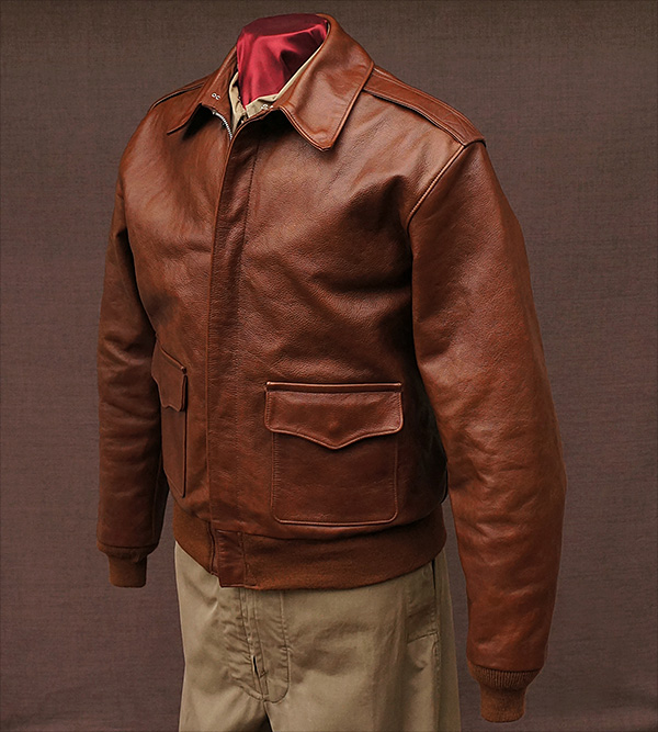 J.A. Dubow W535-AC-20960 A-2 Jacket Horsehide