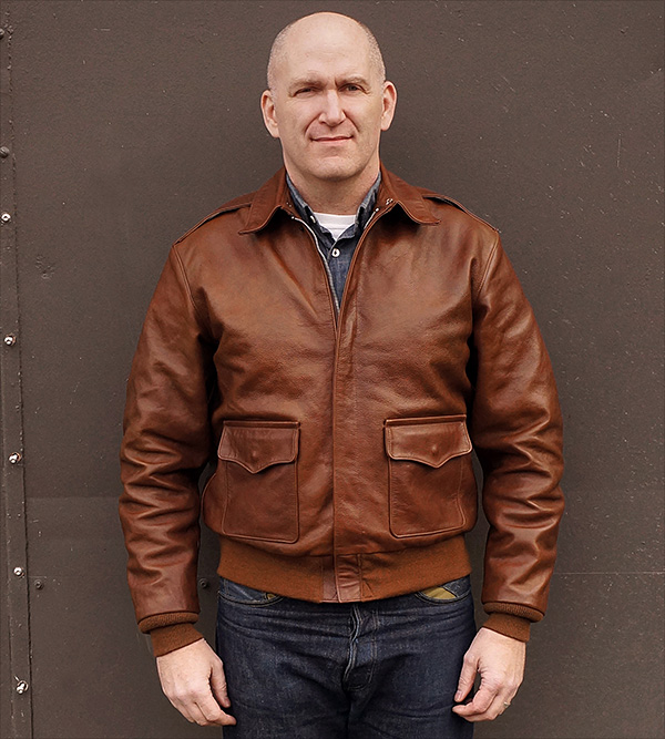 J.A. Dubow W535-AC-20960 A-2 Jacket Horsehide