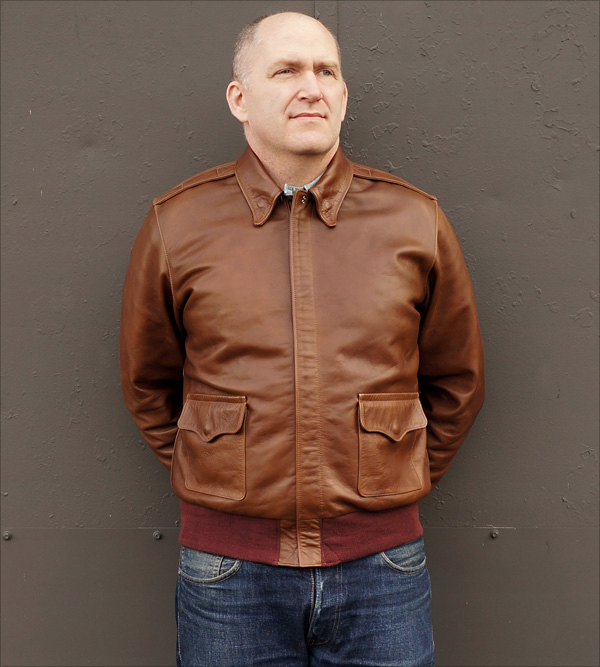 J.A. Dubow W535-AC-27798 Type A-2 Flight Jacket by Good Wear Leather