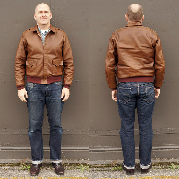 J.A. Dubow W535-AC-27798 Type A-2 Flight Jacket by Good Wear Leather