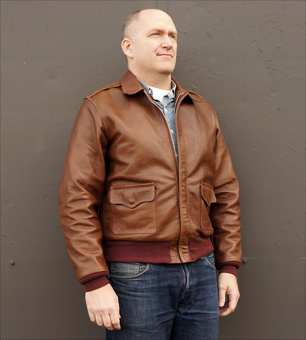 J.A. Dubow W535-AC-27798 Type A-2 Flight Jacket by Good Wear Leather
