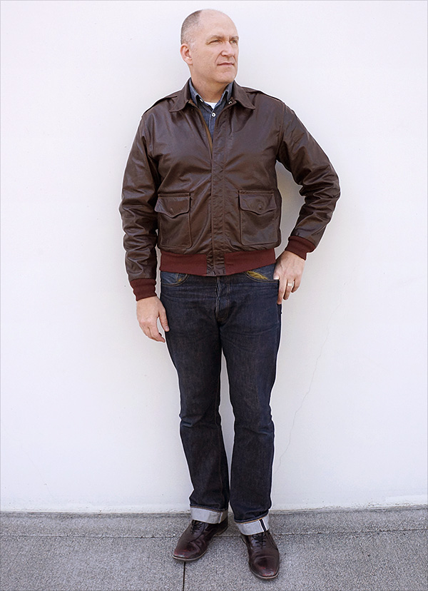 Good Wear J. A. Dubow 1755 Type A-2 Jacket Horween Horsehide