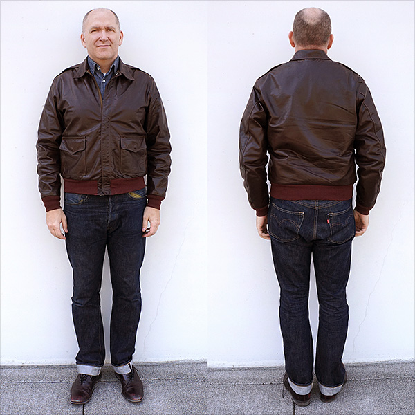 Good Wear J. A. Dubow 1755 Type A-2 Jacket Horween Horsehide