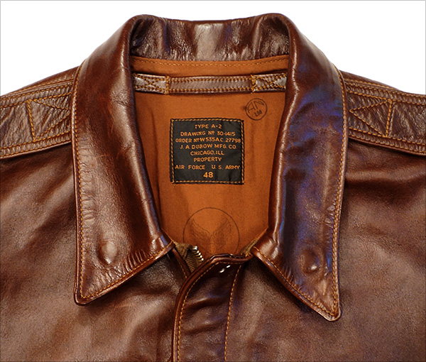 J.A. Dubow W535-AC-27798 Type A-2 Flight Jacket by Good Wear Leather