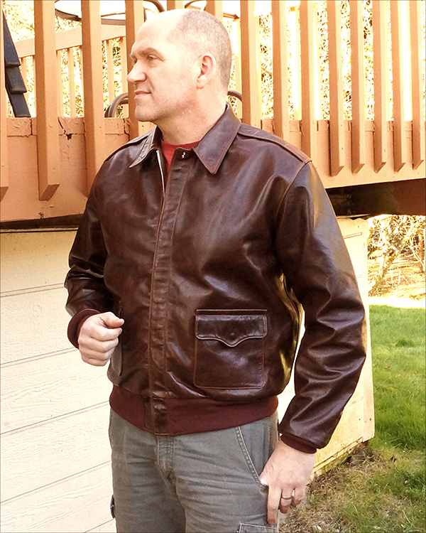 J.A. Dubow W535-AC-27798 Type A-2 Flight Jacket by Good Wear Leather