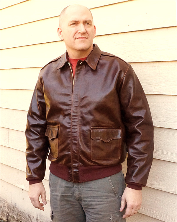 J.A. Dubow W535-AC-27798 Type A-2 Flight Jacket by Good Wear Leather