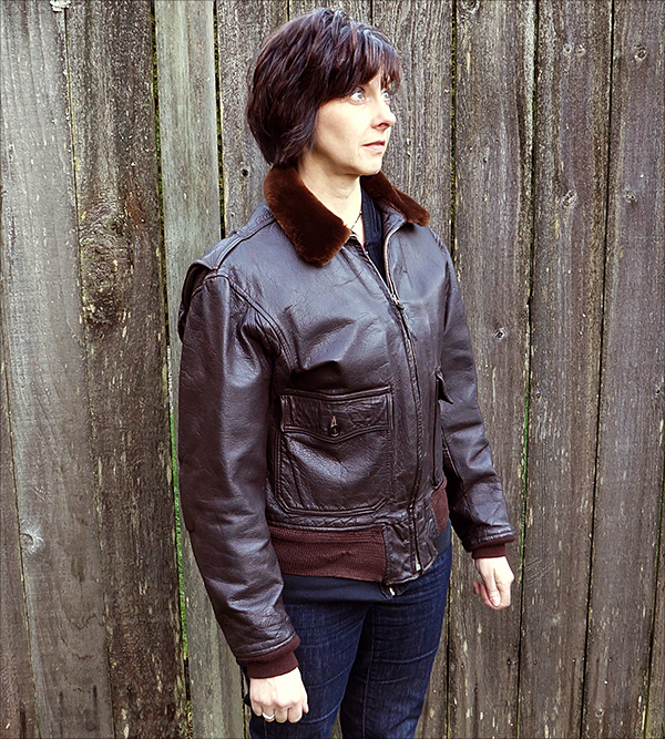 Original L.W. Foster 55J14 G-1 Flight Jacket sold by Good Wear Leather