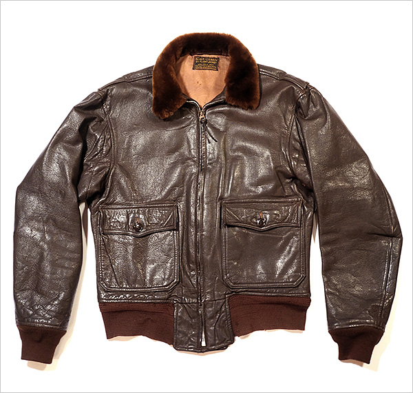 Original L.W. Foster 55J14 G-1 Flight Jacket sold by Good Wear Leather