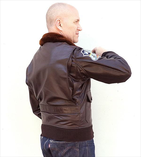 Good Wear L.W. Foster G-1 55J14 Goatskin Flight Jacket