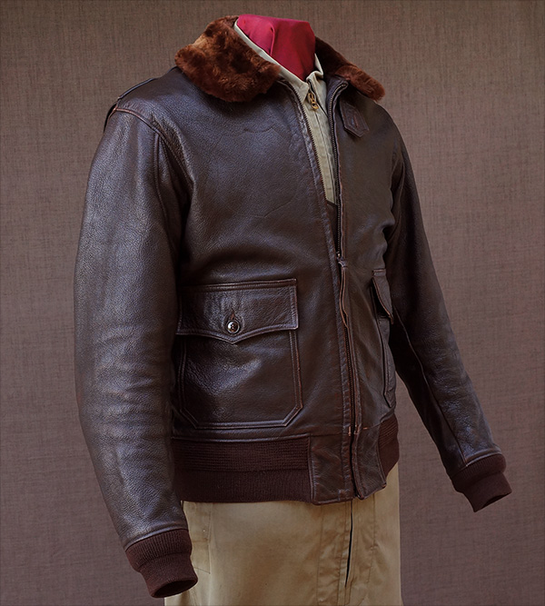 Good Wear Aviators Clothing Co. G-1 55J14 Jacket Goatskin