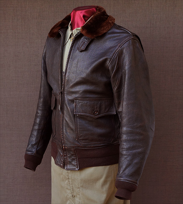 Good Wear Aviators Clothing Co. G-1 55J14 Jacket Goatskin